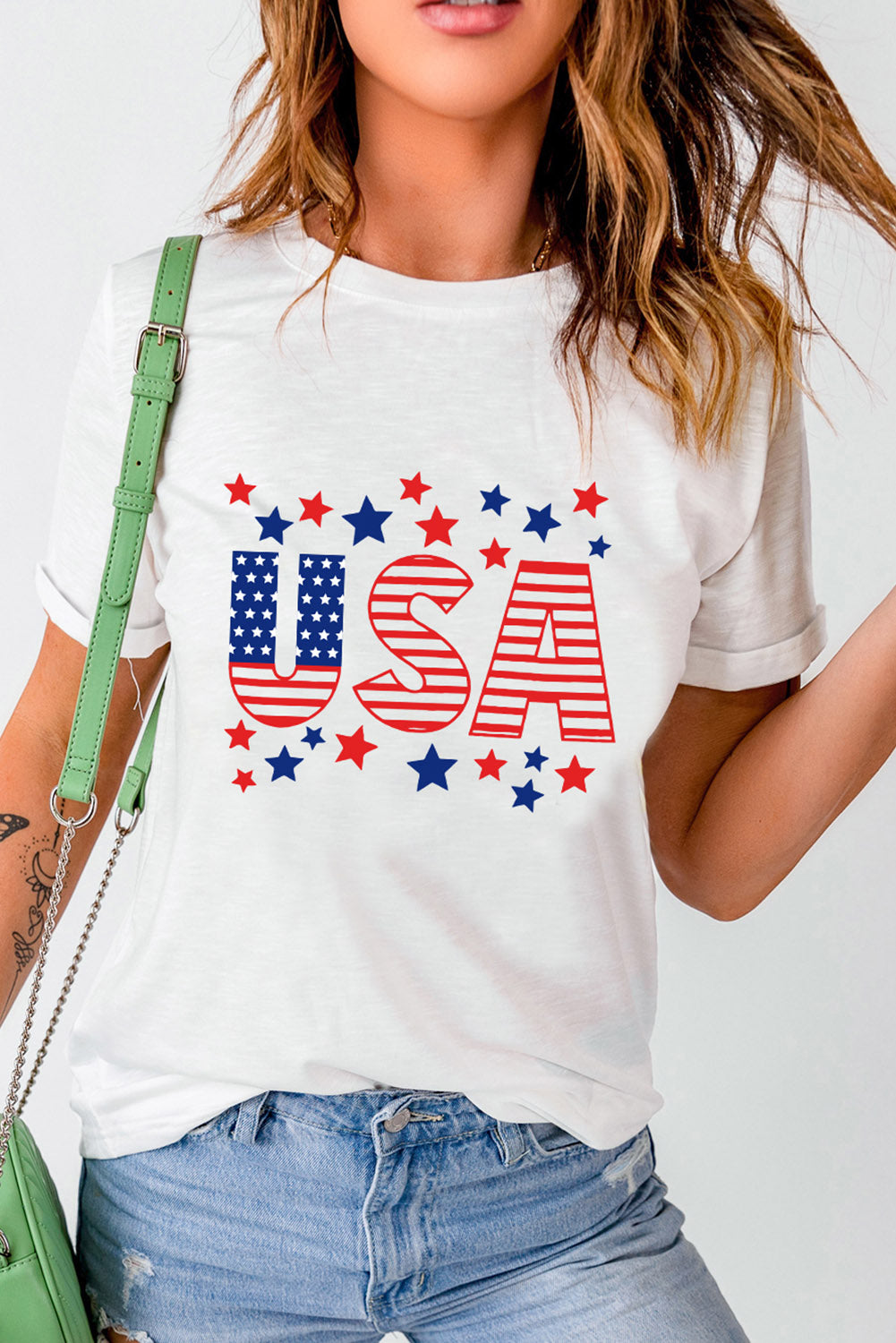USA Star and Stripe Graphic Tee USA Star and Stripe Graphic Tee